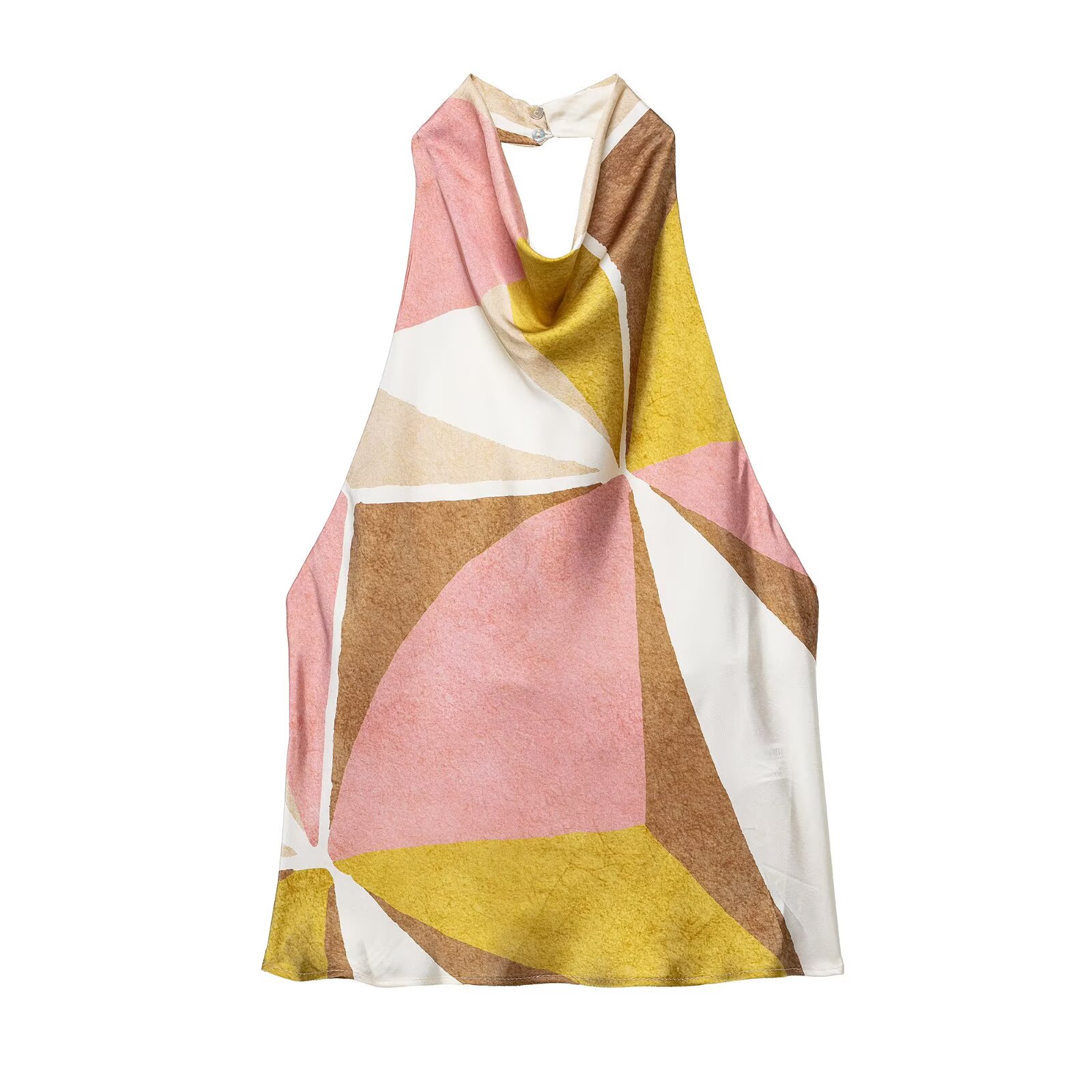 Suspender Tank Top - Zevity 2025 Atasan Wanita Chic Motif